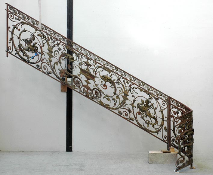 Exceptional banister from the Napoleon III period-0