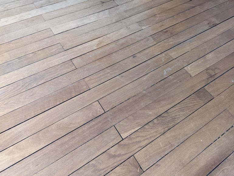 17 m² of linear oak parquet flooring-3