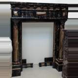 Portor and Onyx antique mantel with Columns 
