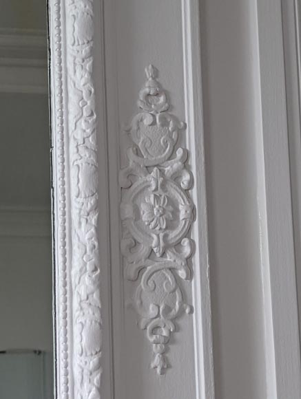 Richly decorated Regency style trumeau with palmette motif-5