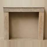 Stone mantel from the 19th century