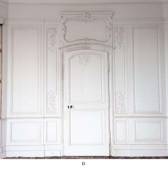 Louis XV style paneled room-4