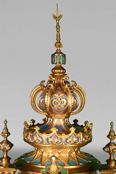 Charles Stanislas MATIFAT, Persian double-sided pendulum from the London Universal Exhibition of 1851-6