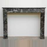 Louis XVI Period Mantel in Grey Marble from the Ardennes 