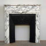 Louis XIV style mantel with acroterion