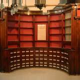 Herbalist's shop woodwork from 1825