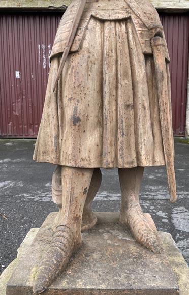 Joan of Arc cast-iron statue-11