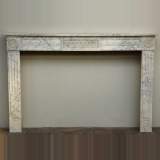 Antique 18th century marble mantel in the Louis XVI style