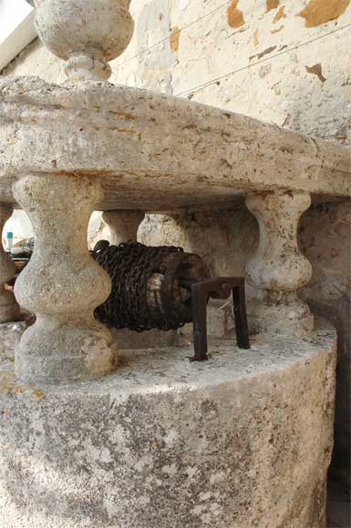 Antique stone well from the 18th century-3