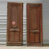 A pair of wooden monumental doors. 