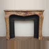Louis XV style fireplace in Sarrancolin