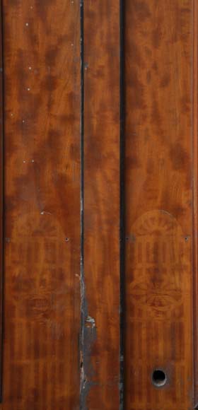 One double-door and two doors made out of mahogany with marquetry frieze decoration-11