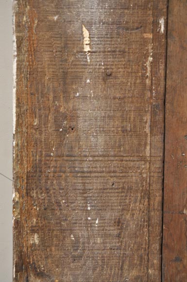 Pair of golden oak pilasters from the 18th century-14