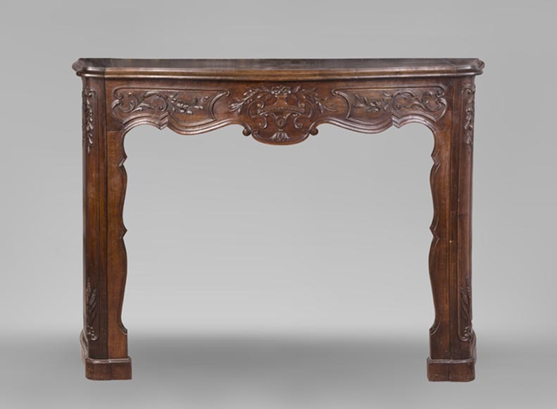 Fireplace Mantels See All Beautiful Regence Style Mantel Made Of Natural Carved Wood