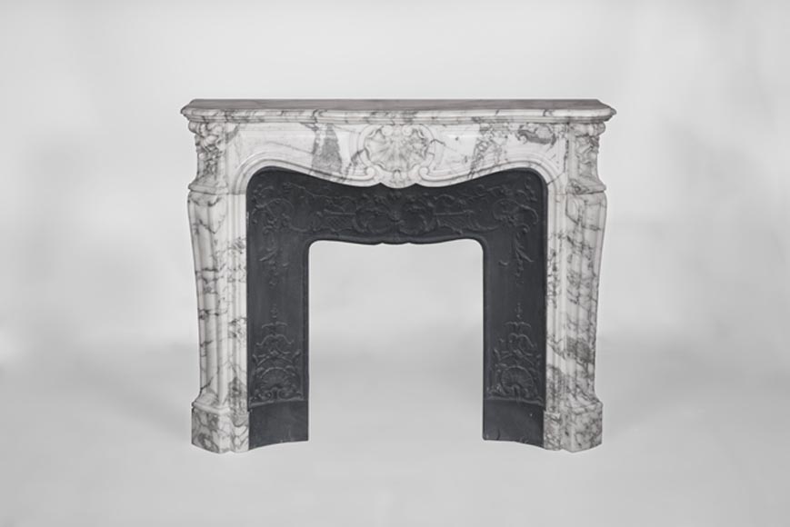 Fireplace Mantels Marble Beautiful Antique Louis Xv Style Fireplace In Arabeo Marble With Three Ss