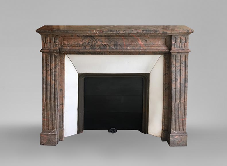 Fireplace Mantels Marble Beautiful Antique Louis Xvi Style Fireplace Made Of Red From The North Marble With Fluted Jambs