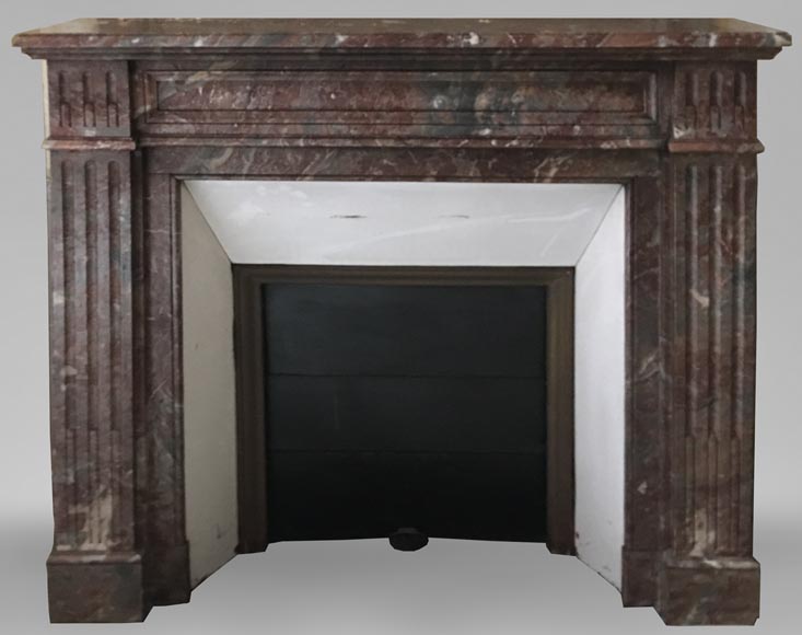 Fireplace Mantels Marble Beautiful Antique Louis Xvi Style Fireplace Made Of Red From The North Marble With Fluted Jambs