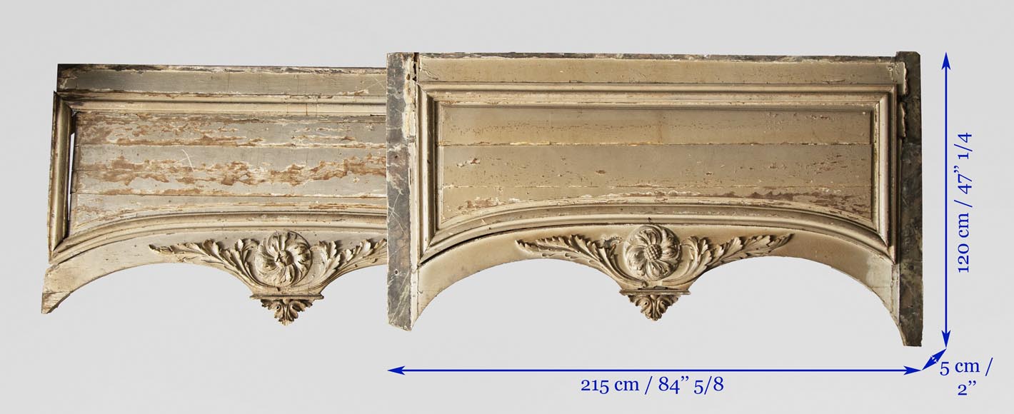 Set of Louis XVI period woodwork elements-12