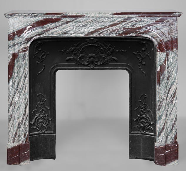 Louis XIV mantel in Campan marble-0