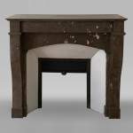 Louis Philippe mantel in Champlain black marble
