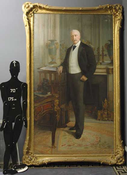 Standing portrait of the French President Félix Faure-9