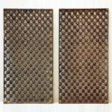 Pair of 19th century cast iron grilles - Reference 9318&nbsp;Width&nbsp;1' 8'' ½&nbsp;Height&nbsp;3' 3'' ⅜