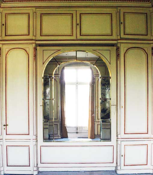 Paneled room with Coromandel lacquer panels-14