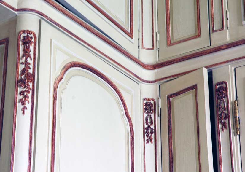 Paneled room with Coromandel lacquer panels-16
