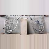 Pair of Louis XIV period brackets - Reference 9391&nbsp;Width&nbsp;3' 7'' ¼&nbsp;Height&nbsp;3' 3'' 