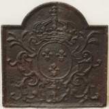 Plaque aux armoiries royales, XVIIIe siècle - Réf.9396&nbsp;Largeur&nbsp;48cm&nbsp;Hauteur&nbsp;50cm