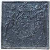Plaque de cheminée aux armes de Léopold 1er - Réf.9423 Largeur 96cm Hauteur 96cm Plaque de cheminée aux armes de Léopold 1er - Réf.9423 Largeur 96cm Hauteur 96cm