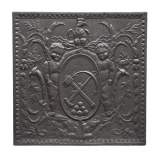 Plaque avec en médaillon une ancre, hache et boulet - Réf.9425 Largeur 74cm Hauteur 73cm Plaque avec en médaillon une ancre, hache et boulet - Réf.9425 Largeur 74cm Hauteur 73cm