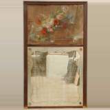 Trumeau with mirror and floral painting - Reference 9462&nbsp;Width&nbsp;4' 2'' &nbsp;Height&nbsp;6' 11'' ⅞