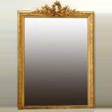 Miroir de style Louis XVI en stuc et bois - Réf.9478 Largeur 156cm Hauteur 215cm Miroir de style Louis XVI en stuc et bois - Réf.9478 Largeur 156cm Hauteur 215cm