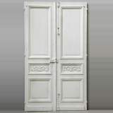 Trois paires de portes en sapin - Réf.9489 Largeur 144cm Hauteur 274cm Trois paires de portes en sapin - Réf.9489 Largeur 144cm Hauteur 274cm