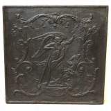 Plaque de cheminée Le Temps - Réf.9503 Largeur 61cm Hauteur 60cm Plaque de cheminée Le Temps - Réf.9503 Largeur 61cm Hauteur 60cm