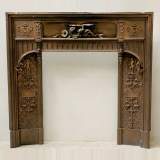 Rétrécissement de cheminée en bronze et en cuivre - Réf.9517 Largeur 116cm Hauteur 112cm Rétrécissement de cheminée en bronze et en cuivre - Réf.9517 Largeur 116cm Hauteur 112cm