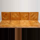 Late 19th century parquet flooring - Reference 9528 Width 1' 2'' ⅛   36cm Height 1' 2'' ⅛   36cm