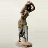 Statue of Woman with a satyr