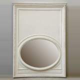 Curved Trumeau with oval shaped mirror
