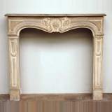 Louis XV style Stone Mantel from 1920