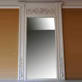 Antique Louis XVI period Trumeau mirror with rinceaux