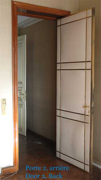 Four leather and brass doors-4