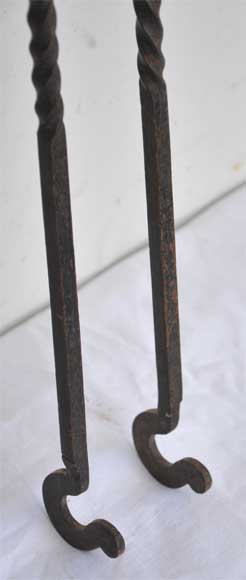Fireplaces' accessories : plier and shovel in ironwork-3