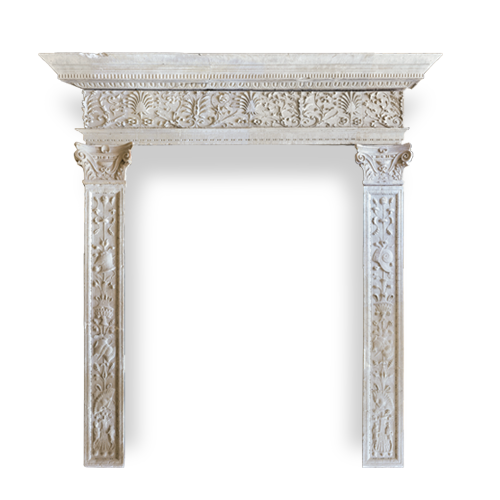 Architectural elements, staircase, columns