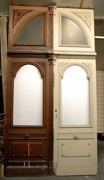 Double door, 19th century.  Double door, 19th century. -0