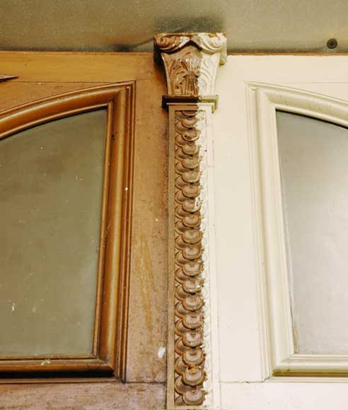 Double door, 19th century.  Double door, 19th century. -5