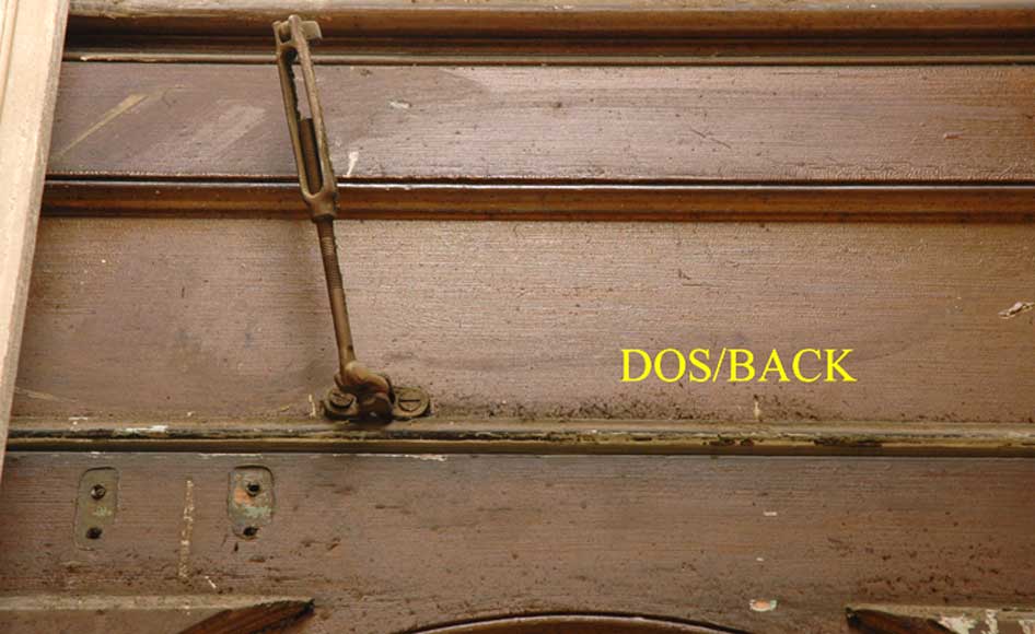 Double door, 19th century.  Double door, 19th century. -10