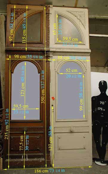Double door, 19th century.  Double door, 19th century. -15