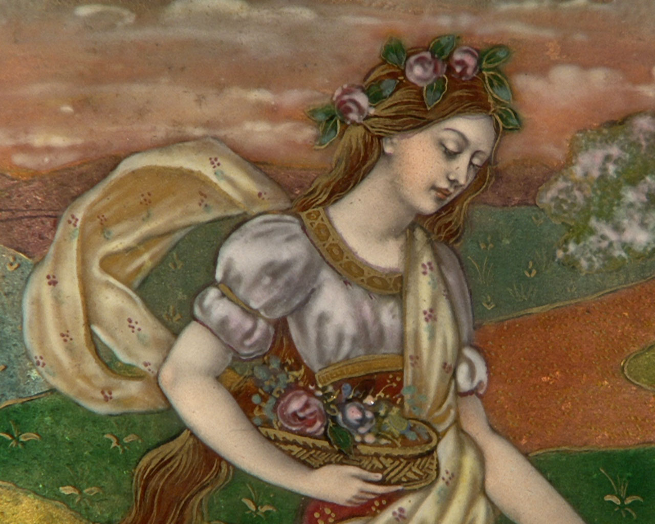 Theophile Soyer "The Spring" Theophile Soyer "The Spring"-1